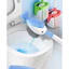 Có bàn chải vệ sinh phun nước + Đầu bàn chải mềm chống trầy xước, loại gắn tường bằng silicon, tiết kiệm không gian