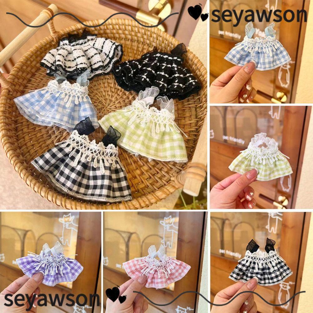 Búp bê SEYAWSON Quần áo đáng yêu, Phụ kiện dễ thương Váy công chúa, Quần áo búp bê sang trọng chất lượng cao cho búp bê Cotton 15cm / dành cho búp bê thần tượng EXO