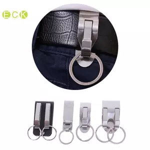 Thép không gỉ Qui phát hành Móc khóa Thắt lưng Kẹp chìa khóa giữ vòng bule Đẹp