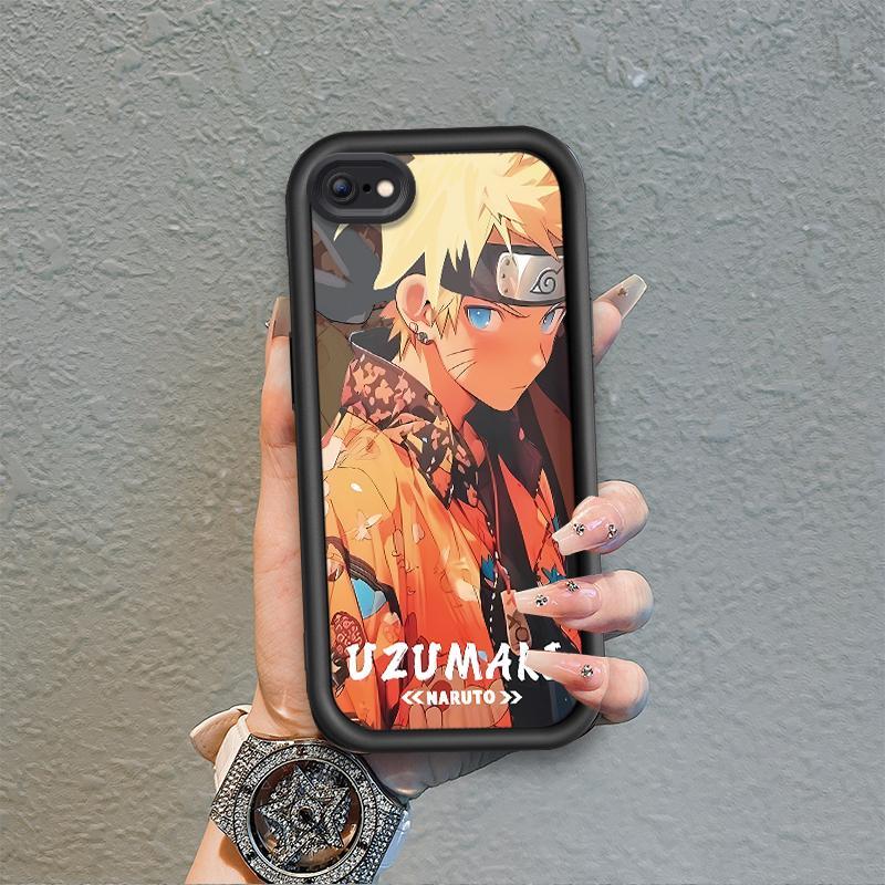Ốp Lưng Cho iPhone 6 6s 7 8 se2020 Plus Hoạt Hình Silicon Phụ Kiện Vỏ Điện Thoại Mềm TPU One Piece Naruto Mắt Thiên Thần Chống Sốc Ốp Lưng