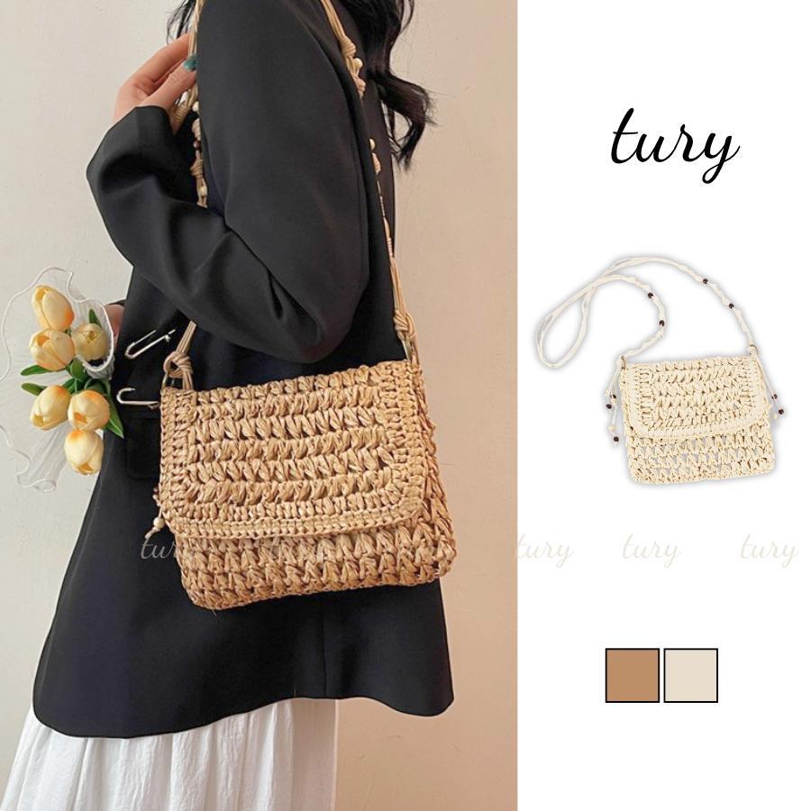 Túi Cói Nữ - Tury - Túi Cói Đeo Chéo Siêu Xinh Form Mềm Nhỏ Gọn- TC029