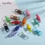 AqToCna 50 Chiếc Cuộn Dây Lò Xo Kẹp Dây Uốn Đầu Mũ Dây Kết Nối Cho Trang Sức Vòng Tay Làm Phụ Kiện DIY AqToCna