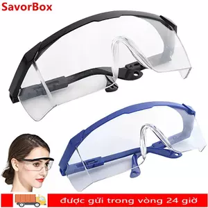 SAVORBOX 1 Kính an toàn làm việc, Kính bảo vệ mắt chống bụi, Kính bảo vệ chống bụi gió chống nước có thể điều chỉnh Kính bảo vệ chống va đập làm việc / Phòng thí nghiệm / Đi xe đạp