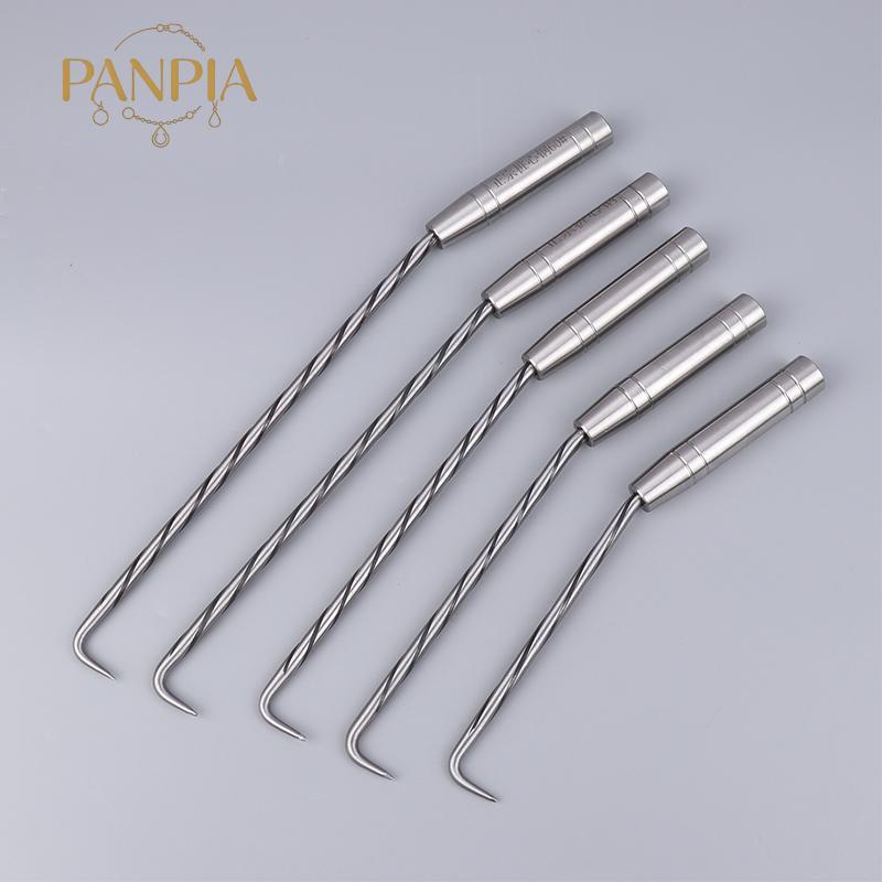 PNPIA- Móc xây dựng Sợi cốt thép Dây buộc Twister có móc Thép không gỉ Xoay linh hoạt Thanh thép cầm tay Dụng cụ cầm tay