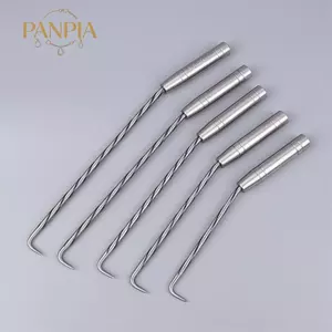 PNPIA- Móc xây dựng Sợi cốt thép Dây buộc Twister có móc Thép không gỉ Xoay linh hoạt Thanh thép cầm tay Dụng cụ cầm tay