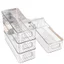 Máy Tính Để Bàn Ký Túc Xá Hộp Bảo Quản Dài Hẹp Dài Hình Chữ Nhật Acrylic Trong Suốt Đồ lặt vặt Đồ Dùng Nhỏ Ngăn Kéo Hộp Tách CZJ2