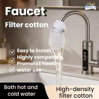 ITRUMPET 10 / 50 Cái Bộ Lọc Vòi Cotton, Với T-strap Bộ Lọc Vòi Đa Năng, Túi Lọc Nước Máy Dày Chống Bắn