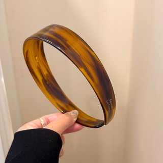 Kovoi / Light Phong cách sang trọng Phiên bản rộng rãi Băng đô in họa tiết da báo Retro Băng đô chất lượng cao