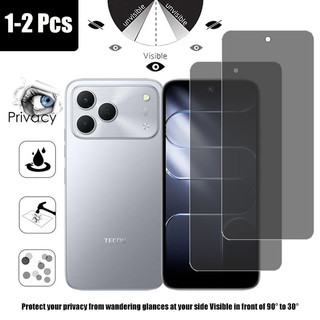 Tecno Spark 50 4G 1-2 Chiếc Kính Cường Lực Bảo Vệ Màn Hình Chống Gián Điệp Chất Lượng Cao Cho Tecno Spark 40 30c 20c 20 Pro 4G 5G 9D Kính Bảo Vệ