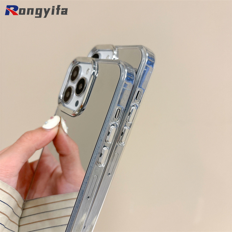 Ốp Gương Đơn Giản Cho OPPO Reno 15F 15 Pro Max Mini 15C 14F Find X9 X9S X8 Ultra X8S K15 K14 K14X K13S K13 Turbo Pro Plus Ốp lưng Chống Sốc Dễ Thương