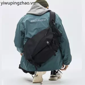 Túi đựng dụng cụ thanh niên Thời trang phong cách Nhật Bản Túi đeo vai thanh niên Dung tích lớn Chụp ảnh đường phố Túi đeo vai hợp thời trang