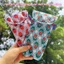 Hộp đựng kính râm Miffy đáng yêu, vỏ bọc tròng kính bằng cotton, khóa từ tính di động, chống trầy xước.