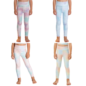 Nyeemya Trẻ Em Bé Gái In Hình Yoga Quần Legging Co Giãn Thắt Lưng Nhanh Khô Nhẹ Quần chạy bộ Cho Khiêu Vũ Tập Luyện Chạy Xe Đạp