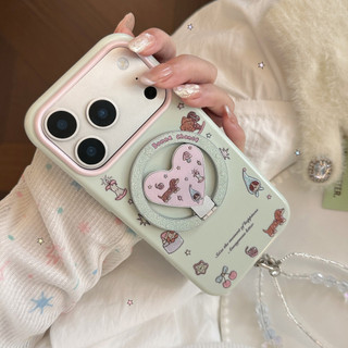 [Sheren] Ốp Điện Thoại Xanh Tươi Thích Hợp Cho i17 16 15 14 13 12 11 pro max Vỏ Bảo Vệ Chống Sốc