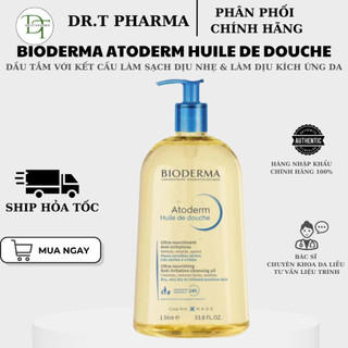 (TEM CÔNG TY) Dầu Tắm Bioderma Làm Dịu Da Khô, Nhạy Cảm Atoderm Huile De Douche (100ML - 1000ML)