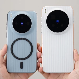 Dành Cho Vivo X300 Điện Thoại Di Động Từ Tính Ốp Lưng x300pro Vỏ Bảo Vệ Sóng Hành Lý x200 Màu Sắc Tương Phản Chống Trơn Trượt Cạnh