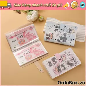 Thử thách tiết kiệm chất kết dính Mini ORDOBOX, Chú chó dễ thương tiết kiệm tiền 100 phong bì Thử thách tiết kiệm tiền, Cặp đôi chất kết dính ngân sách có thể tái sử dụng chống nước
