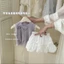 Bộ Đồ Trẻ Em 2026 Phong Cách Mới Thời Trang Trẻ Em Nơ Dệt Kim Áo Vest Top Bud Váy Hai Mảnh Phù Hợp Với