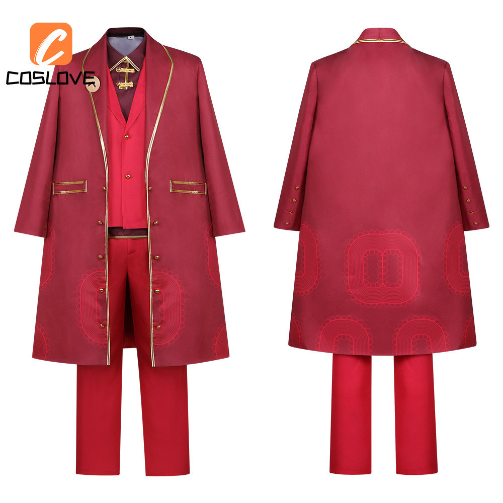 Anime trò chơi Limbus công ty Lei Heng - Full bộ cosplay đỏ dành cho nam phù hợp đồng phục party