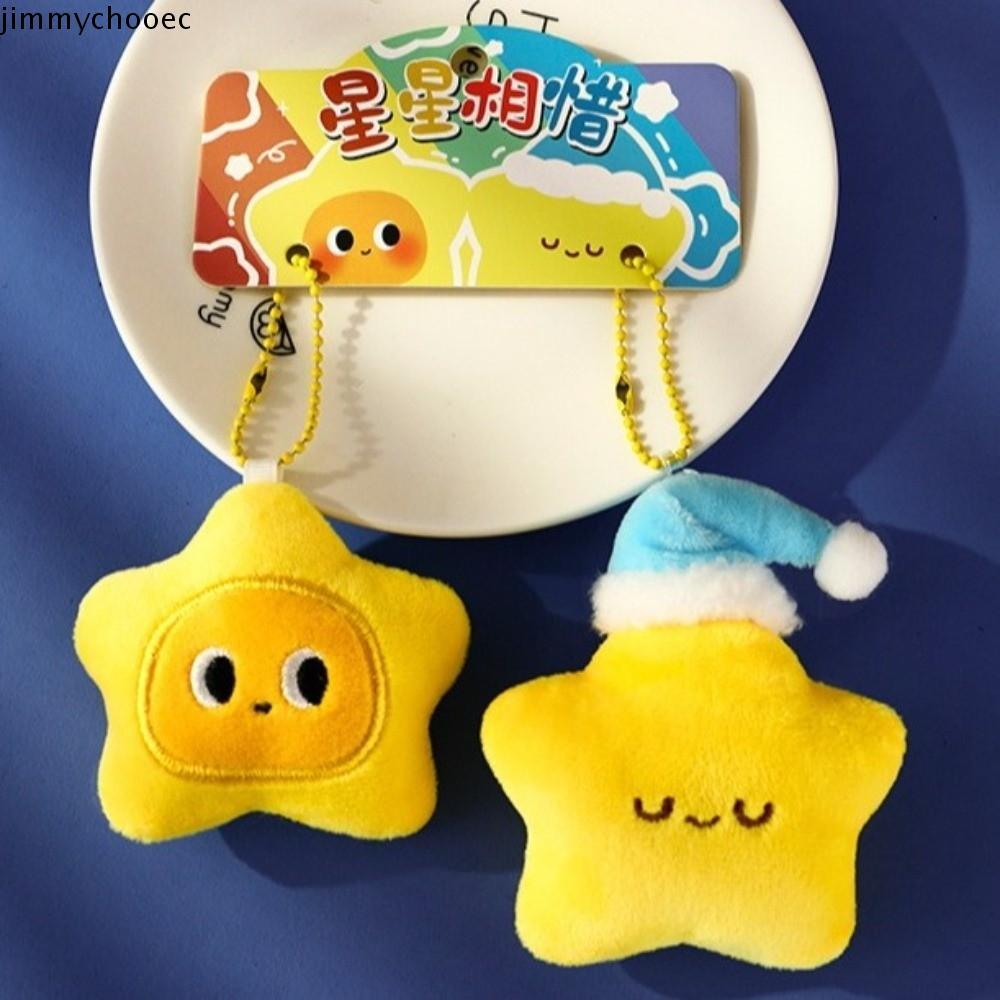 JIMMYCHOOEC Pentagram Dây buộc, Chúc may mắn Móc khóa ngôi sao sang trọng, Lời chúc tốt nghiệp dễ thương Quà tặng Túi treo tình bạn