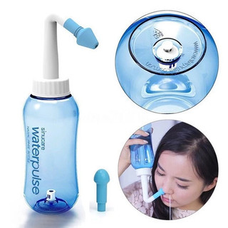 【COD】Bình rửa mũi Water Pulse 300ml, ngăn ngừa viêm xoang và bệnh hô hấp, lý tưởng cho người thường xuyên tiếp xúc bụi.