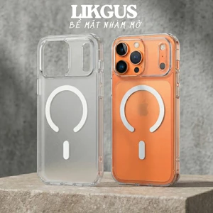 Ốp Lưng Likgus Huan Clear Matte Cho iPhone 17 Pro Series - Lưng Nhám Mờ Chống Vân Tay, Hỗ Trợ MagSafe