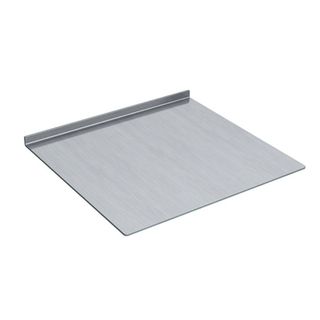 Thớt RISEDOT, Thớt Inox Chống Trơn Trượt Hình Chữ Nhật, Thép Không Gỉ Có Môi Bếp Thớt Khối