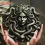 CIFbuy Gorgon Medusa Nghệ thuật treo tường Thần thoại Hy Lạp Trang trí kim loại ngoài trời