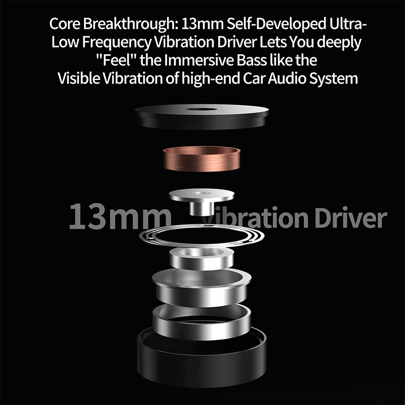 KZ Vibe X Có Dây IEM Trong Tai Màn Hình 13mm Trình Điều Khiển Rung Tai Nghe HiFi Có Cáp Mạ Bạc Cho Trò Chơi Âm Nhạc