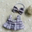 10cm15cm Quần Áo Bé Nơ Phong Cách Anh Phong Cách Chanel Quần Áo Bé Dễ Thương Phong Cách Preppy Cotton Búp Bê Quần Áo 4.24