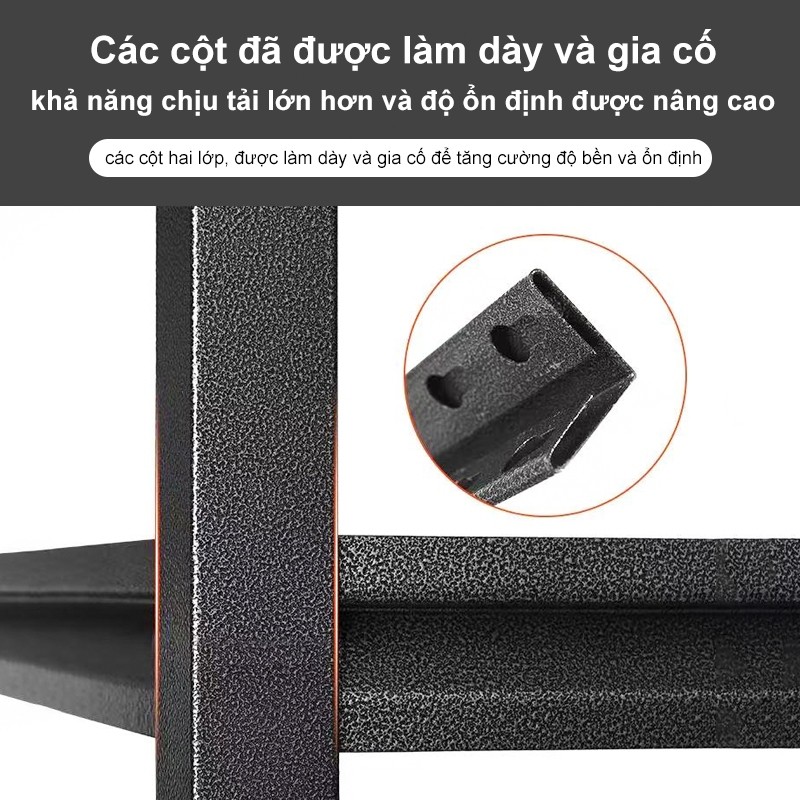 Kệ bếp gas sắt Kệ Để Đồ nhà bếp cao cấp Chịu nhiệt độ cao Kệ bếp ga Cần thiết cho mọi gia đình