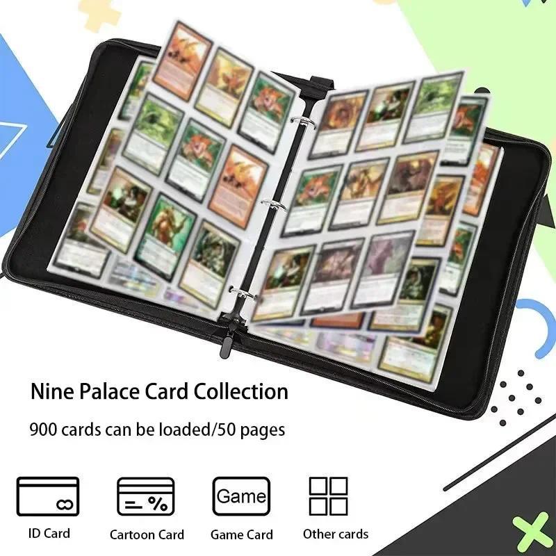 400 / 900 Chiếc Sanrio Thẻ Album Thư Mục Sách Hello Kitty 4 / 9 Khe Cắm Thẻ Bộ Sưu Tập Dây Kéo Đôi Túi Dây Kéo Thẻ Chất Kết Dính Giá Đỡ
