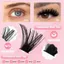 Lông mi giả FAVORITEGOODS, Bộ lông mi lông vũ phối hợp phân đoạn, Nhẹ siêu mềm 30D 40D 50D 60D 80D Làm đẹp hàng ngày