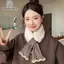 Nhíp Mùa Đông - Khăn Cổ Lông Thỏ Giả Phong Cách Sang Trọng, Chống Gió Khi Đi Xe Đạp Ngoài Trời
