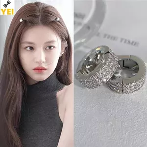 Flash Diamond Bạc Tròn cá tính cho bện tóc và kẹp tóc mới