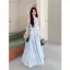 Trang phục bà bầu Thiết kế mùa hè Váy kiểu Pháp
