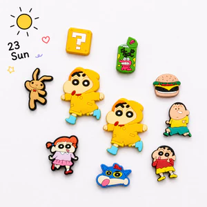 Set Charm Shin & Friends Hoạt Hình Dễ Thương Gắn Dép Crocs