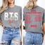 BTS World Tour Arirang Áo thun cotton dày Màu sắc thoải mái K-Pop Merch Dành cho người hâm mộ DTF quà tặng
