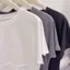 Cotton nguyên chất Hợp thời trang Thiết kế cẩn thận Chữ thập eo hẹp thon gọn hơn Áo thun nữ tay ngắn thời trang hàng đầu phù hợp26042806