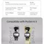 CATMALLER88 Gimbal Safe Guard, Khung bảo vệ chống rơi chống trầy xước, Vỏ bảo vệ chụp nhanh bền nhẹ cho DJI Osmo Pocket 4 3