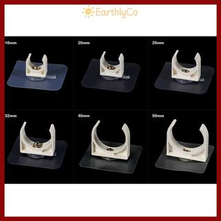 [Còn hàng] Giá đỡ ống nước EARTHLYCO 1 / 5 chiếc, Kẹp ống tự dính bể cá không đục lỗ, Phụ kiện chụp cố định Tưới vườn 16 / 20 / 25 / 32 / 40 / 50mm Đầu nối kẹp ống