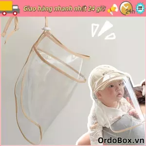 Mặt ORDOBOX, Mũ bảo vệ trẻ em thoáng khí chống va đập, Mũ xốp trong suốt chống gió