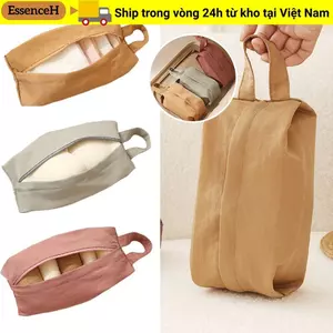 Túi đựng đồ lót du lịch ESSENCEH, có dây kéo Túi lưu trữ nhiều màu, Túi tạp hóa đa năng di động Túi xách vải giặt Du lịch