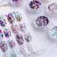 TRTR 1jar Nhiều Màu Sắc Iridescent Laser Móng Tay Lấp Lánh Trang Trí Màu Sắc Hỗn Hợp Sequin Flakes Phụ Kiện Làm Móng Tay DIY Nail Art Design VN