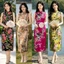 WHX [Sườn xám dài vừa phải] Đầm sườn xám phong cách Trung Quốc cải tiến phong cách cổ điển dài eo hẹp