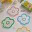 Hoa Nhỏ Coaster Acrylic Hoa Cách Nhiệt Miếng Lót Trong Suốt Chống bỏng Miếng Lót Đồ Trang Trí Dễ Thương
