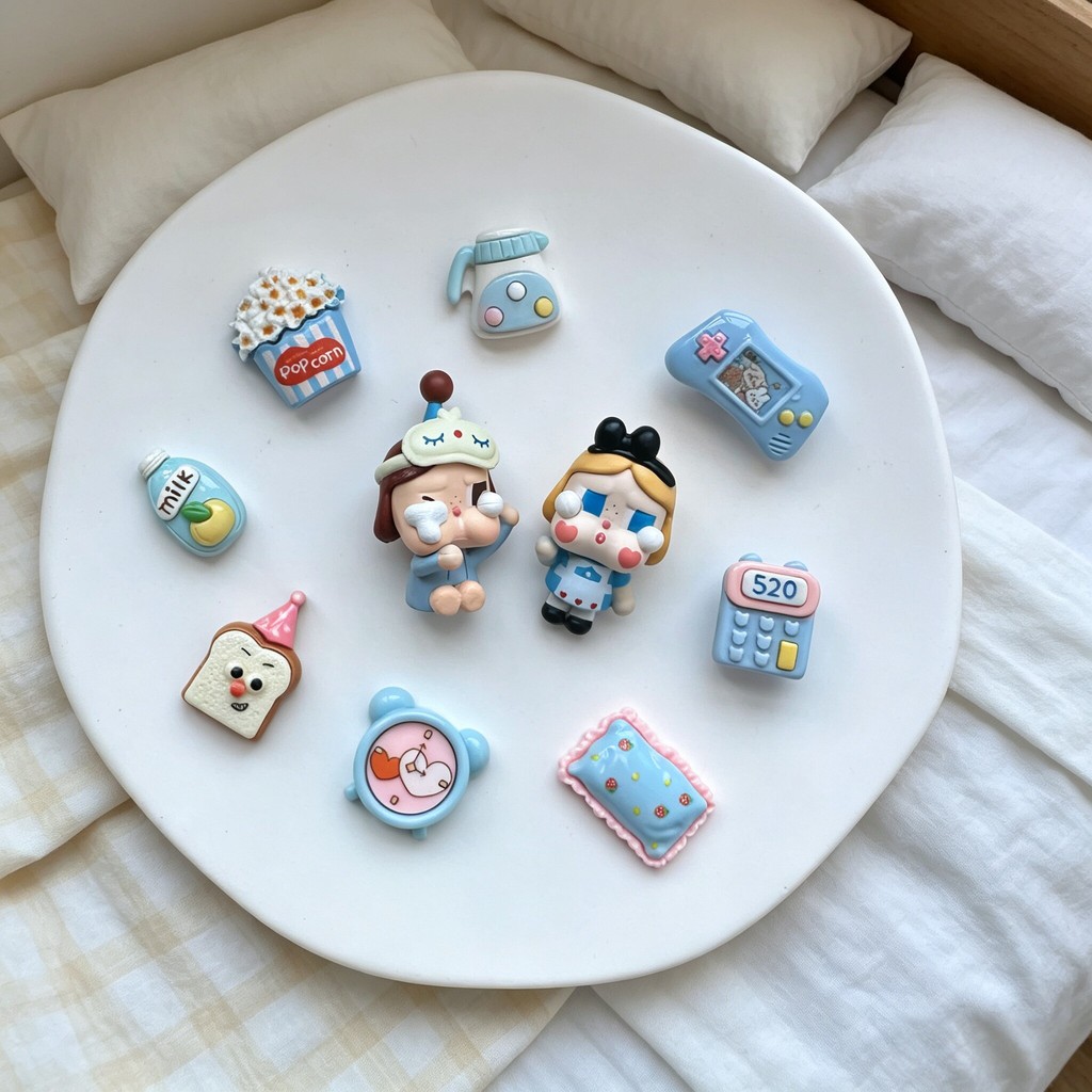 Phụ Kiện Khóa Giày Pop Mart DIY 3D Dễ Thương Có Thể Tháo Rời, Phụ Kiện Lỗ Giày Zhibixing