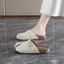 Mùa hè Phong Cách Mới Rỗng Thoáng Khí Baotou Birkenstock Nửa Dép Cao Cấp Thường Ngày Nửa Dép