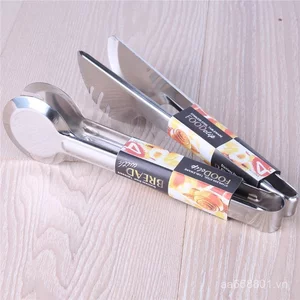 30cm Thép Không Gỉ Kẹp Thực Phẩm Dụng Cụ Nướng Bánh Kẹp Thực Phẩm Thịt Nướng Kẹp Nhà Bếp Cửa Hàng bách Hóa Nhu Cầu Hàng Ngày JZCK