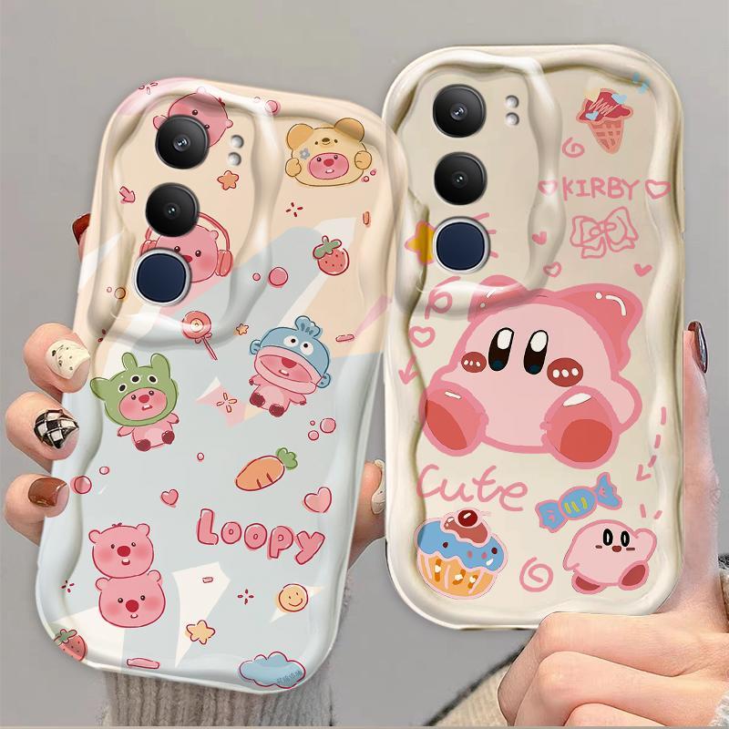 Thích hợp cho VIVO Y19S Pro Y29 Điện thoại thông minh 3D TPU mềm Loopy Kirby Vỏ điện thoại chống sốc